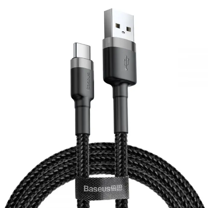 کابل Baseus CATKLF-C91 USB to USB-C Cafule 2m