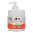 Biol Peach And Wheat 500ml For Curly and Dry Hair Strengthening Hair Mask